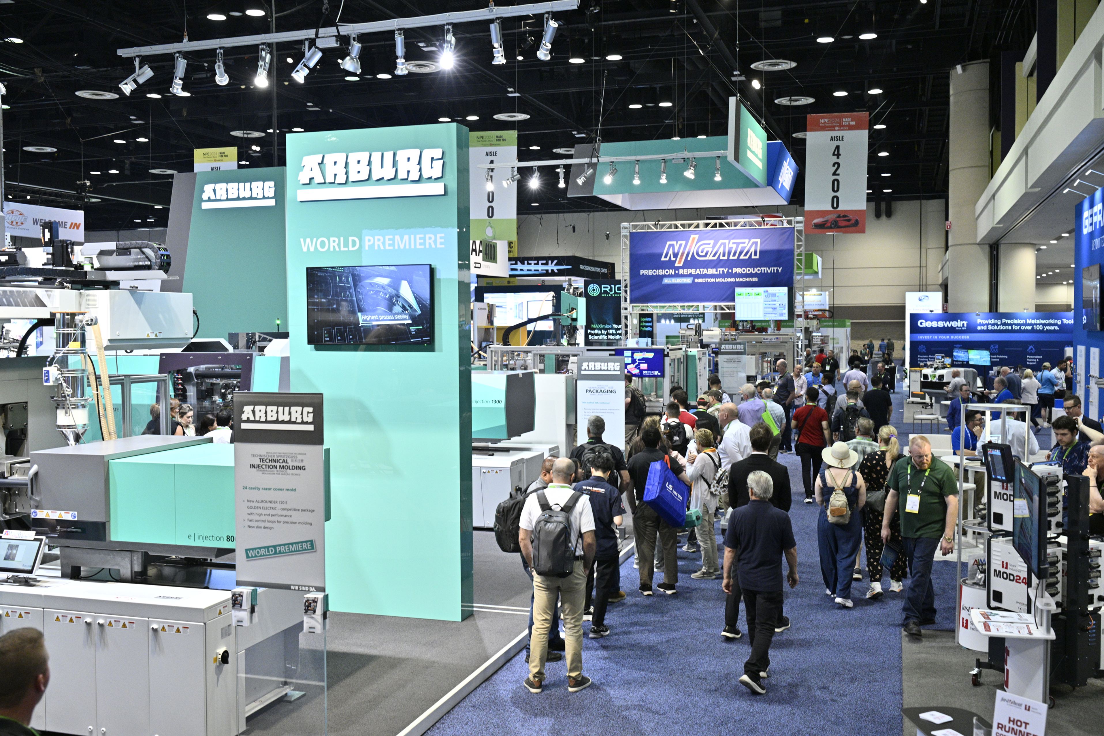 Show floor tour